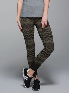 Lululemon Ebb to Street pants in Heathered Fatigue Green